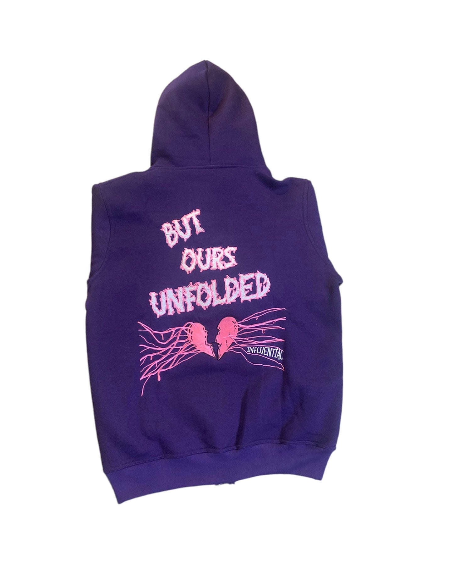 INFLUENTIAL 'SOULTIES' FULL-ZIP PURPLE AND PINK