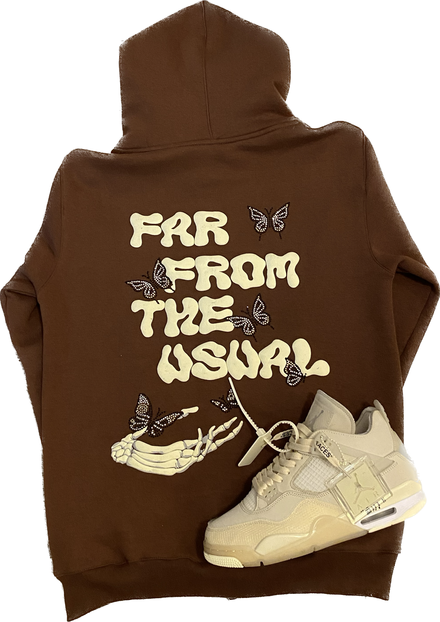 INFLUENTIAL “FAR FROM THE USUAL” MOCHA/CREAM ZIP-UP